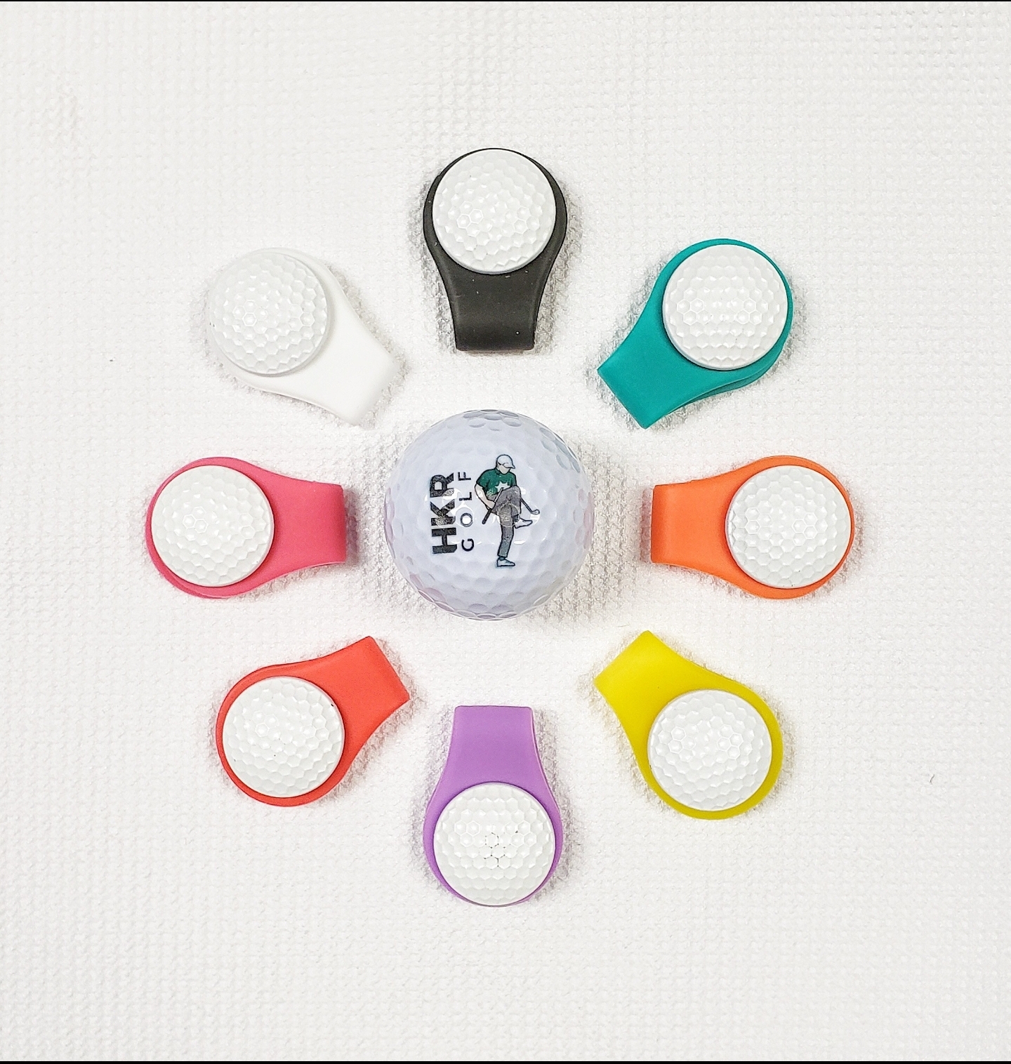 Golf Ball Marker & Clip HKR Golf Apparel